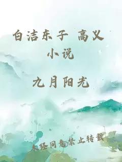 白洁东子 高义 小说