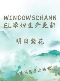 WINDOWSCHANNEL孕妇生产更新