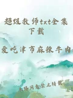 超级教师txt全集下载