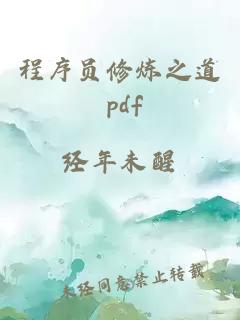 程序员修炼之道 pdf