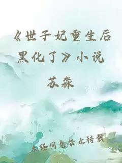 《世子妃重生后黑化了》小说