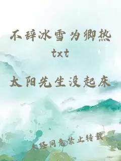 不辞冰雪为卿热txt