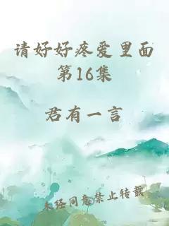 请好好疼爱里面第16集