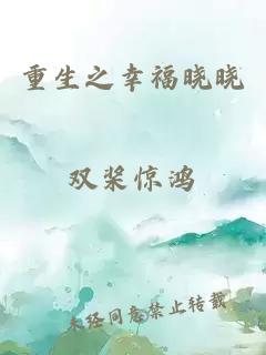 重生之幸福晓晓