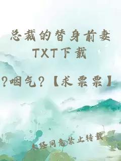 总裁的替身前妻TXT下载