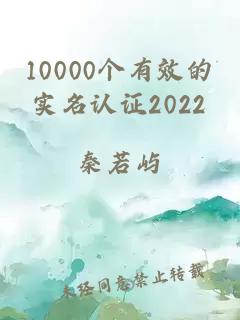 10000个有效的实名认证2022