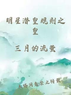 明星潜皇规则之皇