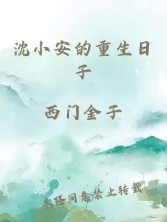 沈小安的重生日子