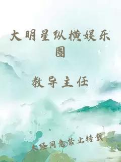 大明星纵横娱乐圈