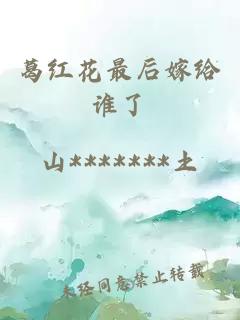 葛红花最后嫁给谁了