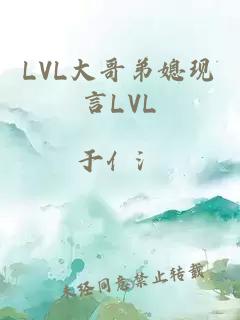 LVL大哥弟媳现言LVL