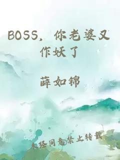 BOSS，你老婆又作妖了