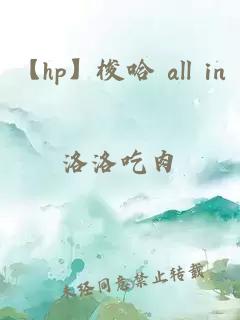 【hp】梭哈 all in